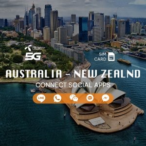Sim du lịch Úc - Newzealand