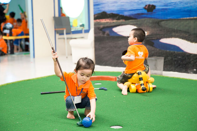 Vui chơi thỏa thích cho bé tại Trung tâm vui chơi Kinder Park