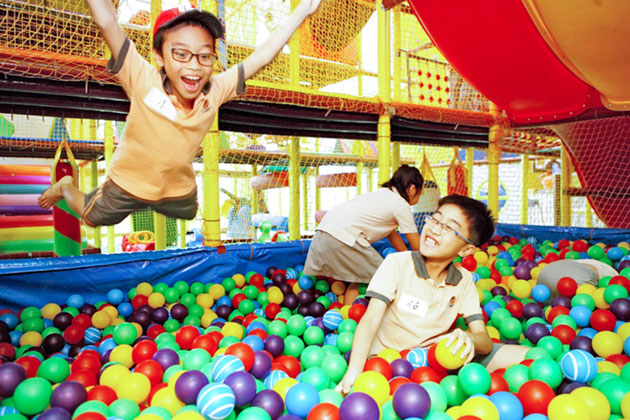 Vui chơi thỏa thích cho bé tại Trung tâm vui chơi Kinder Park