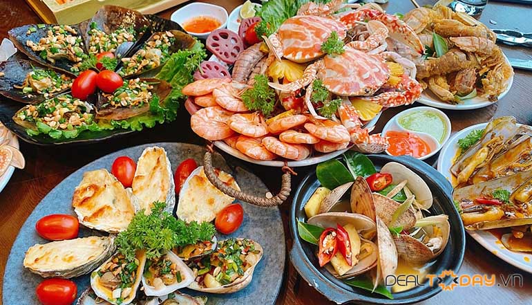 Bộ sưu tập ảnh buffet hải sản biển đông ảnh hấp dẫn và thật ngon miệng