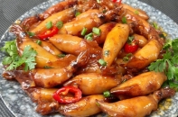 Cách làm mực rim nước mắm giòn dai cực hao cơm