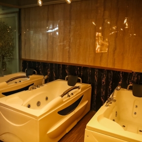 Hang đá muối spa