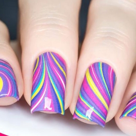 Rainbow Nails