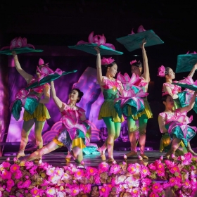 Show thực cảnh Anh Hùng Cờ Lau - Hoa Lư Ninh Bình - Hạng CL250 Xanh nhạt - Người lớn