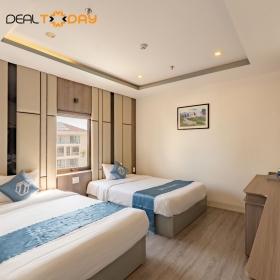 Đà Nẵng - Toàn Thắng Hotel - Nghỉ dưỡng phòng Deluxe Twin Sea View