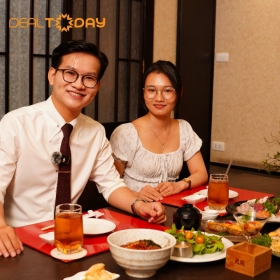 Lá Phong Sushi House - Mua 4 tặng 1 Dinner Set Oishii A hoặc Set Oishii B 6 món