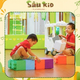 Vé vui chơi trẻ em tại Sâu Kid Playground trước 16h từ Thứ 2 - Thứ 6
