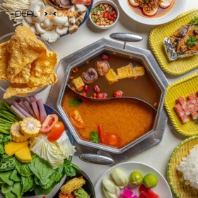 Yuhua - Buffet lẩu Đài Loan hơn 80 món chạy chuyền trên thố trưa T2 đến T6 tại Lê Văn Sỹ