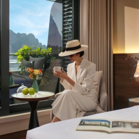 Du thuyền Calista Cruise Hạ Long Bay 6 sao - Nghỉ dưỡng 2N1Đ Calista Bay Ocean