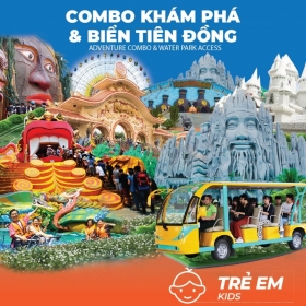 Suoi Tien Theme Park - Combo khám phá và công viên nước - Vé trẻ em