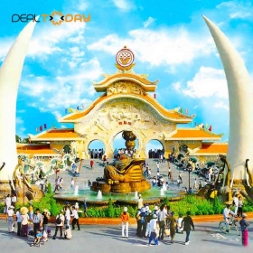 Combo vé gia đình 3 khu vui chơi công viên văn hoá Suối Tiên dành cho trẻ em
