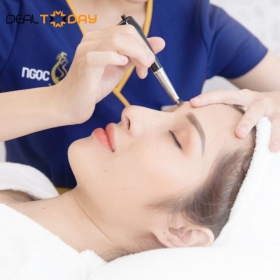 Thẩm mỹ viện Ngọc Dung - Combo xóa mày cũ và phun mày chạm hạt vi điểm mới