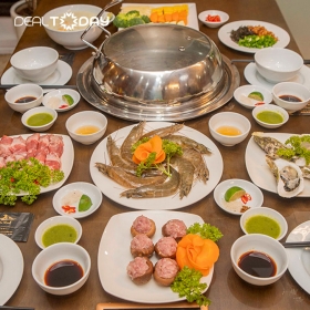Nhà hàng Thảo Nguyên Xanh - Set lợn mẹt hoặc lẩu hơi cho 4 người