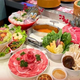 Yuhua - Taiwanese Buffet Hotpot Hoàng Hoa Thám - Lẩu băng chuyển hơn 80 món nhúng và 6 vị lẩu tối T2 - T6 và cả ngày T7, CN