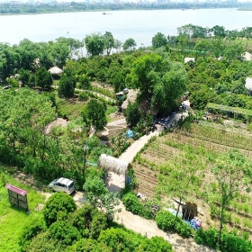 Thảo viên gió sông Hồng