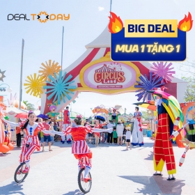 Circus Land - Vé vào cổng khu vui chơi dành cho trẻ em