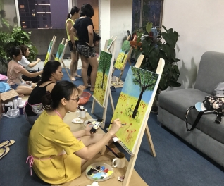 Trung tâm dạy vẽ tranh Acrylic