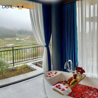 Mộc Châu - Vigolando Mộc Châu - Nghỉ dưỡng phòng Deluxe Bungalow - BATHTUB