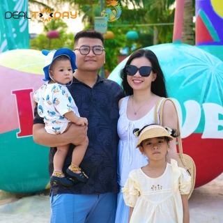 Khu du lịch quốc tế Đồi Rồng - Vé Combo Công Viên Nước, Rừng Ngập Mặn và Công Viên Ánh Sáng - Trẻ em