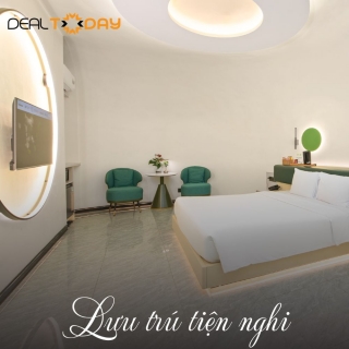 Mộc Châu - Lune Village Làng cổ tích - Nghỉ dưỡng phòng Lune Double hoặc Twin