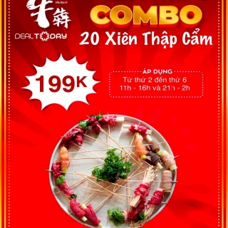 Niuben Hotpot - Combo 20 xiên thập cẩm