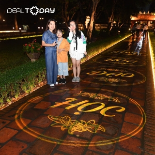 Tour Đêm Văn Miếu - Combo vé vào cửa và 1 show 3D Mapping cho khách hàng từ 1m00 đến 1m29