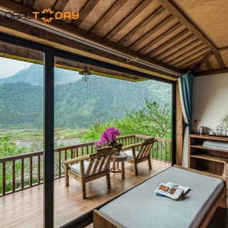 Sapa - Sin Chai Ecolodge Sapa 4 sao - Deluxe Valley view triple