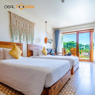 Camia Resort Spa Phú Quốc - Nghỉ dưỡng hạng phòng Premium Deluxe Ocean View