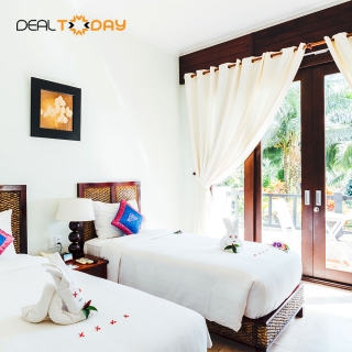 Lotus Muine Resort Spa - Nghỉ dưỡng hạng phòng Deluxe Garden View