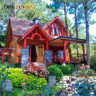 TTC Resort Đồi Mộng Mơ - Nghỉ dưỡng phòng Rose Villa