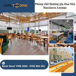 Phòng chờ thương gia Hoa Sim Business Lounge - Sân bay Quốc tế Phú Quốc