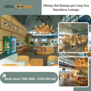 Phòng chờ thương gia Làng Sen Business Lounge - Sân bay Quốc tế Vinh