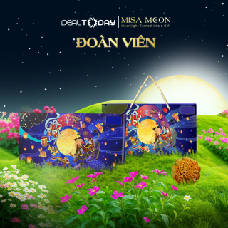 e-Voucher - Bánh Trung thu Misa Moon Giftbox Đoàn Viên - Hộp combo 2 bánh hiện đại