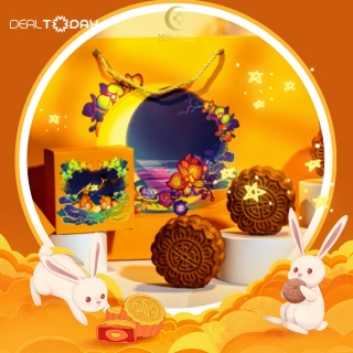 e-Voucher - Bánh Trung thu Misa Moon Giftbox Moonlit Serenade - Hộp combo 6 bánh cao cấp 150g