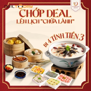 Nhà hàng Cua Dang Jia - Buffet lẩu thượng hạng menu 449K đi 4 tính 3