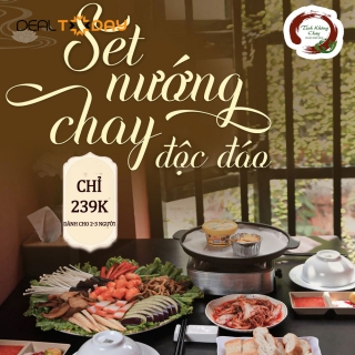 Nhà hàng Tính Không Chay - Combo nướng chay an lành