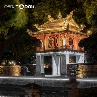 Tour Đêm Văn Miếu - Combo vé vào cửa và 1 show 3D Mapping cho khách trên 1m30