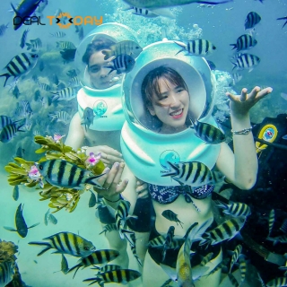 Paradise Beach Nha Trang - Dịch vụ lặn mũ ngắm đại dương tại Hòn Sỏi