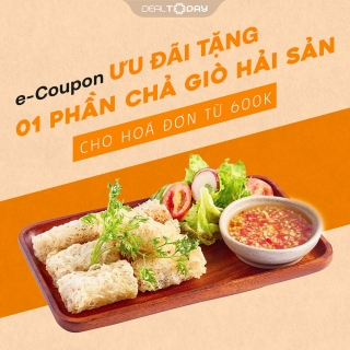 One Boat Limoni - e-Coupon ưu đãi tặng 01 phần Chả Giò Hải Sản cho hóa đơn từ 600K