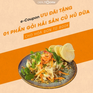One Boat Limoni - e-Coupon ưu đãi tặng 01 phần Gỏi Hải Sản Củ Hủ Dừa cho hóa đơn từ 800K