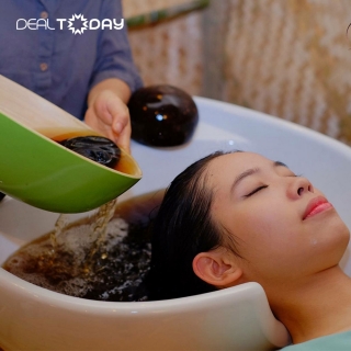Son Hoi An Spa - Gội đầu dưỡng sinh thuần Việt thảo dược và tặng 1 bữa ăn thuần chay Wellness