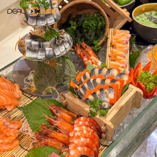 Novotel Saigon Centre 4 sao - International Buffet trưa hải sản thượng hạng đã bao gồm VAT