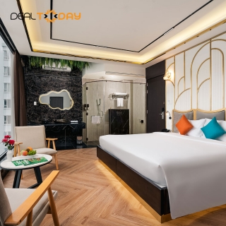 Sài Gòn - G8 Riverside Sài Gòn 3 sao - Phòng Deluxe City View