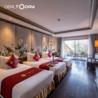 Sapa - Lotus Aroma Hotel 3 sao - Triple Room With Balcony