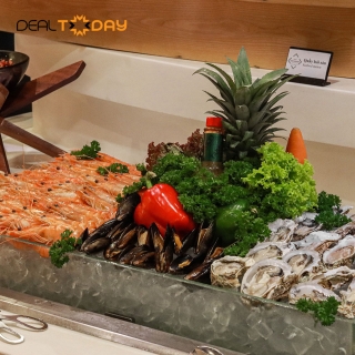 Novotel Saigon Centre 4 sao - Combo 4 suất International Buffet trưa hải sản thượng hạng bao gồm VAT