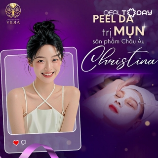 Vidia Clinic - Peel căng bóng, điều trị mụn - Sản phẩm Châu Âu Christina