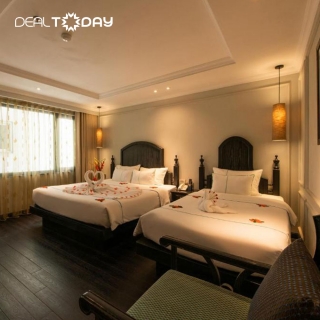 Hanoi Emerald Waters Hotel Spa 4 sao - Nghỉ dưỡng phòng Family City View
