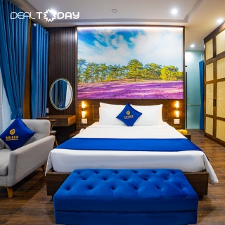 Khu du lịch Thác Prenn Đà Lạt - Nghỉ dưỡng phòng Red Pine House tại Tea Resort Prenn