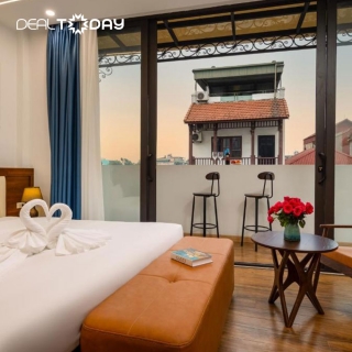HN - Khách sạn Casa Valentina 3 sao - Nghỉ dưỡng phòng Suite Balcony room