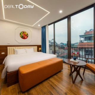 HN - Khách sạn Casa Valentina 3 sao - Nghỉ dưỡng phòng Suite City view room